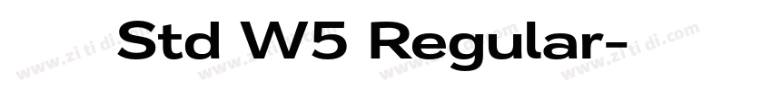 华康华综体 Std W5 Regular字体转换 华康华综体 Std W5 Regular字体转换